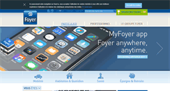 Desktop Screenshot of foyer.lu