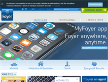 Tablet Screenshot of foyer.lu