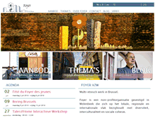 Tablet Screenshot of foyer.be